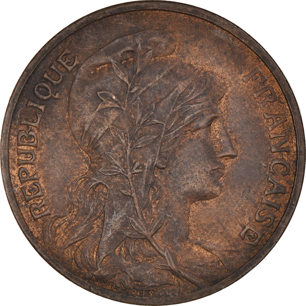 Coin, France, Dupuis, 10 Centimes, 1914, Paris, AU(55-58), Bronze, KM:843