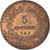 Moneta, Francia, Cérès, 5 Centimes, 1887, Paris, SPL, Bronzo, KM:821.1