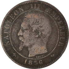 France, Napoleon III,2 Centimes,1856,Rouen,VF(20-25),BronzeKM 776.2