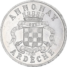 Coin, France, Annonay, 10 Centimes, 1918, MS(60-62), Aluminium, Elie:10.2