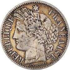 Monnaie, France, Cérès, 2 Francs, 1870, Paris, TB, Argent, Gadoury:530
