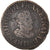 Coin, France, Henri IV, Double Tournois, 1606, Lyon, VF(20-25), Copper, CGKL:202
