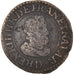 Moneta, Francia, Henri IV, Double Tournois, 1606, Lyon, MB, Rame, CGKL:202