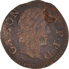 Moneta, Francja, DOMBES, Gaston d'Orléans, Denier Tournois, 1652, Trévoux