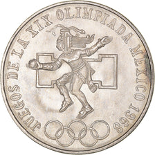 Moneda, México, 25 Pesos, 1968, Mexico, SC, Plata, KM:479.1