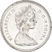 Moneta, Canada, Elizabeth II, 10 Cents, 1965, Royal Canadian Mint, Ottawa