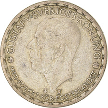 Coin, Sweden, Gustaf V, Krona, 1950, EF(40-45), Silver, KM:814