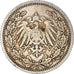 Coin, GERMANY - EMPIRE, 1/2 Mark, 1905, Berlin, EF(40-45), Silver, KM:17