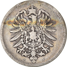Coin, GERMANY - EMPIRE, Wilhelm I, Mark, 1875, Darmstadt, VF(20-25), Silver