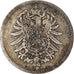 Coin, GERMANY - EMPIRE, Wilhelm I, Mark, 1875, Hanovre, VF(20-25), Silver, KM:7