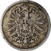 Coin, GERMANY - EMPIRE, Wilhelm I, Mark, 1881, Berlin, VF(30-35), Silver, KM:7