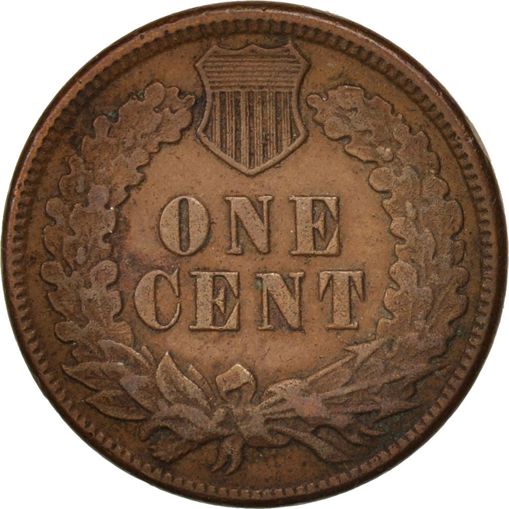 United States, Indian Head Cent, 1880, Philadelphia, EF, KM:90a
