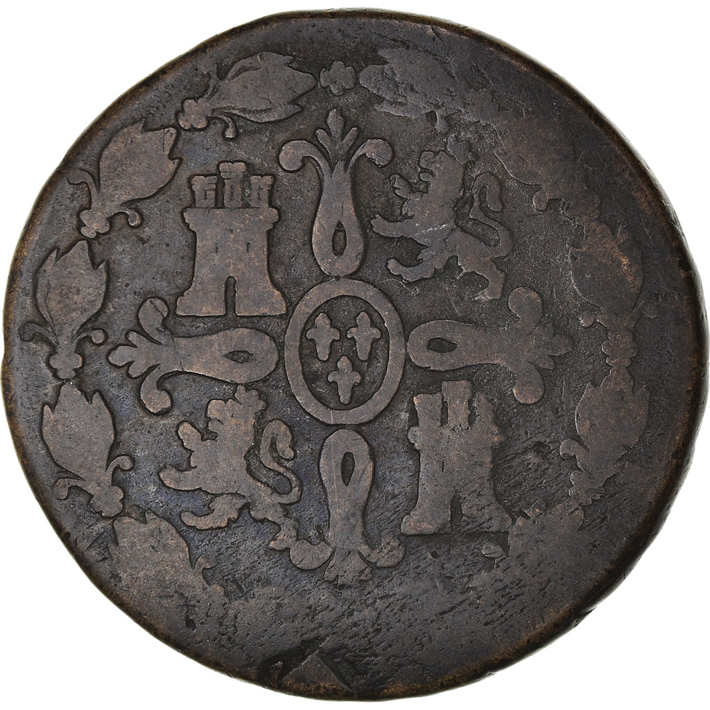 Coin, Spain, Charles III, 8 Maravedis, 1788, Segovia, VF(20-25), Copper