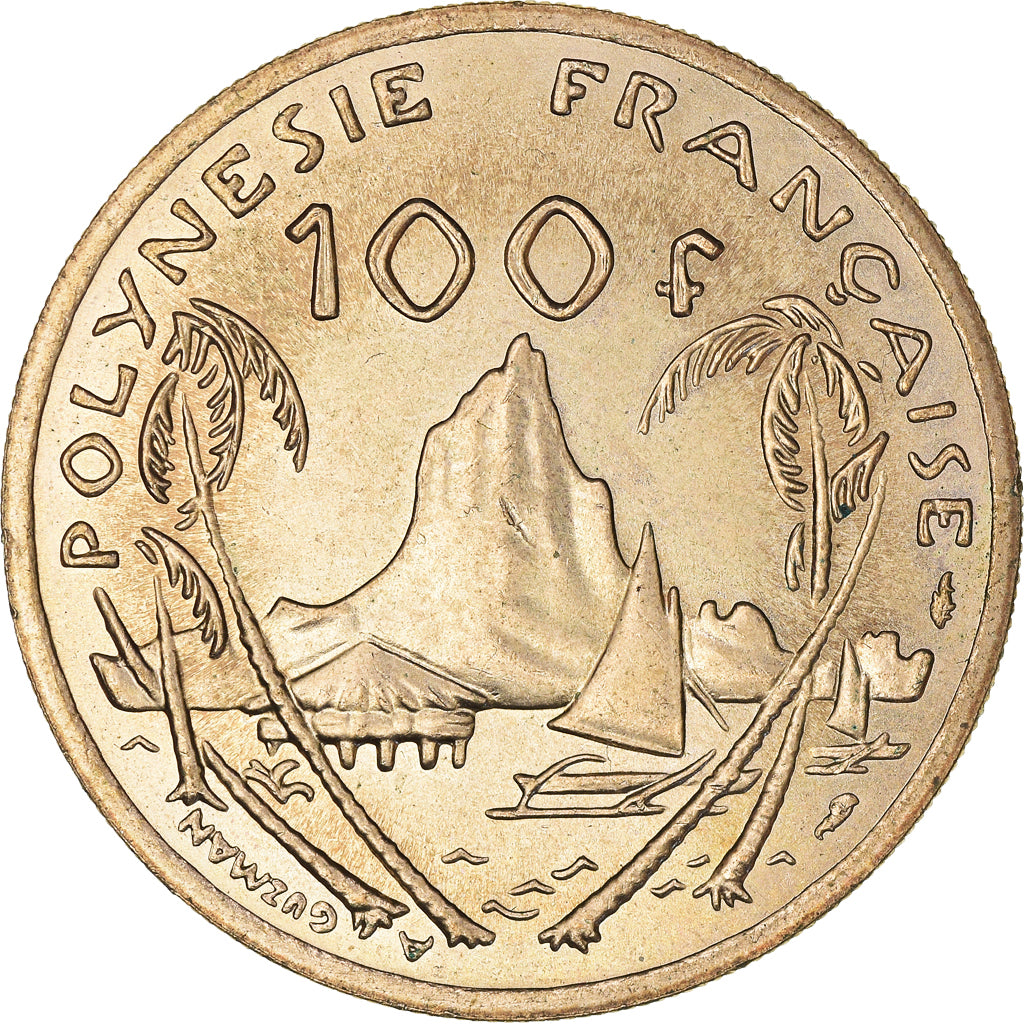 Coin, French Polynesia, 100 Francs, 1976, Paris, EF(40-45), Nickel-Bronze, KM:14