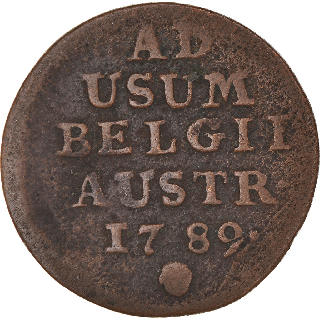 Coin, AUSTRIAN NETHERLANDS, Joseph II, Liard, Oord, 1789, Brussels, VF(20-25)