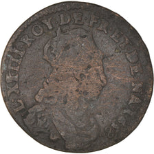 Coin, France, Louis XIV, Liard de France au buste juvénile, deuxième type