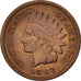 United States, Indian Head Cent, 1887, Philadelphia, EF, KM:90a