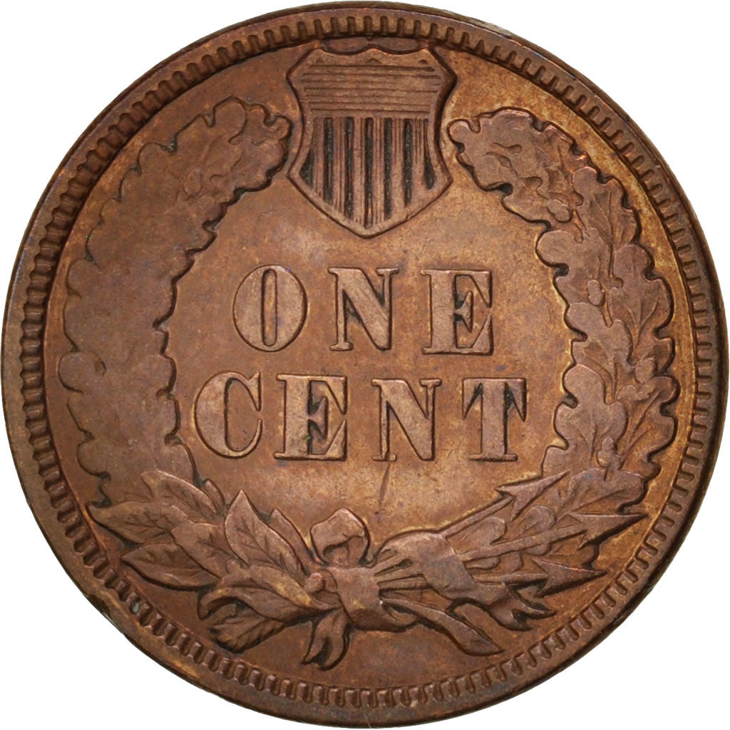 United States, Indian Head Cent, 1887, Philadelphia, EF, KM:90a