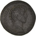 Munten, Marcus Aurelius, As, 142, Roma, ZF, Bronzen, RIC:1240