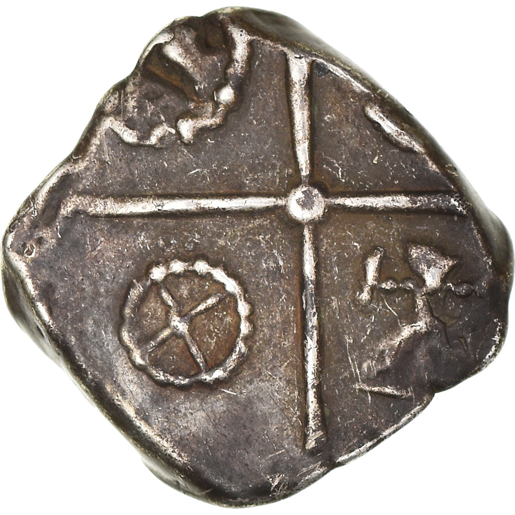 Coin, Volcae Tectosages, Drachm, AU(50-53), Silver, Latour:3254 var.