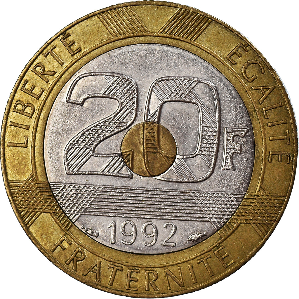 Coin, France, 20 Francs, 1992