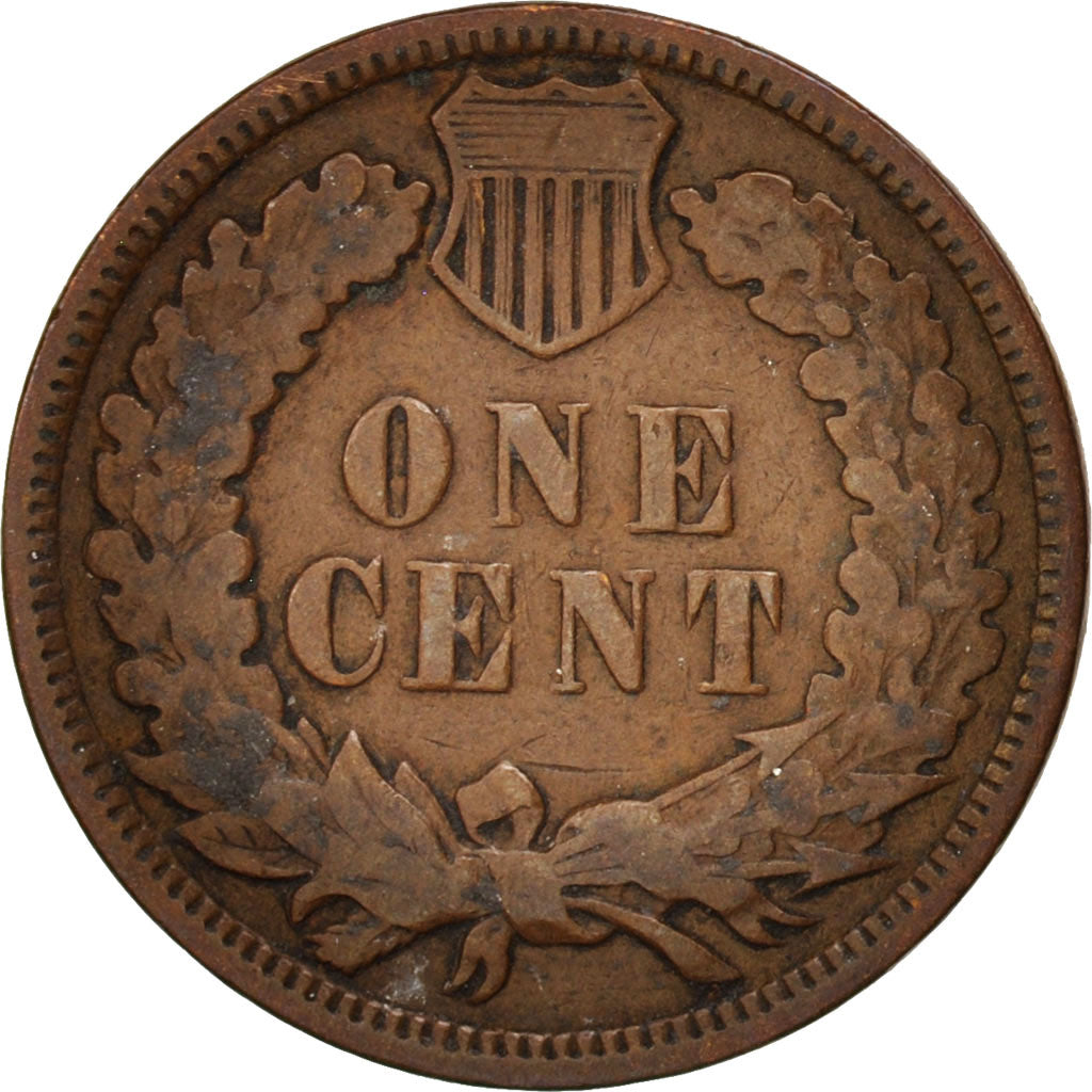United States, Indian Head Cent, 1908, Philadelphia, VF, KM:90a