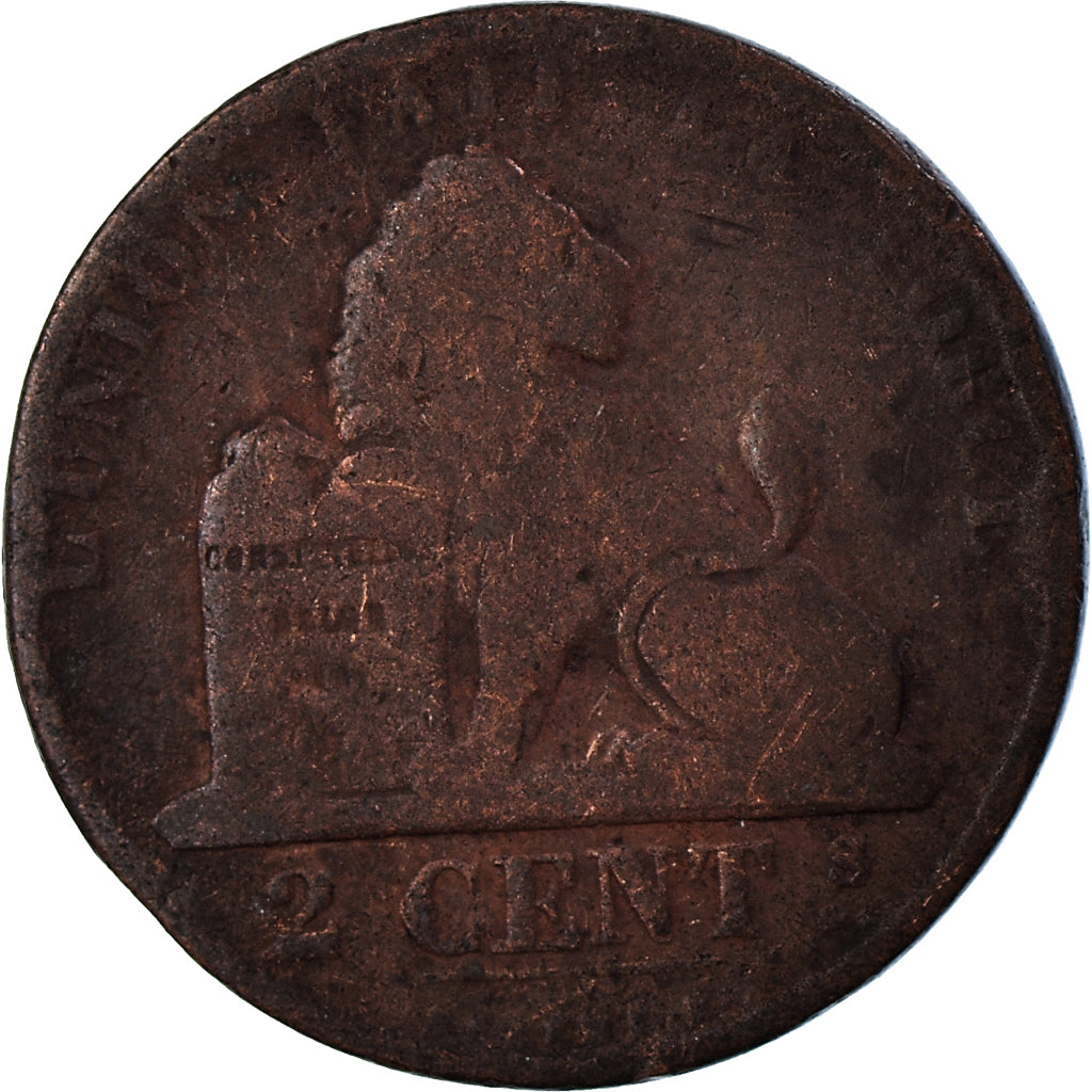 Coin, Belgium, 2 Centimes, 1863