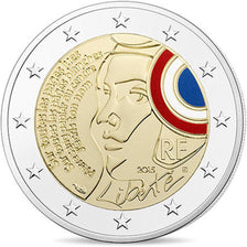France, 2 Euro, République, 2015, MS(65-70), Bimetallic, PROOF