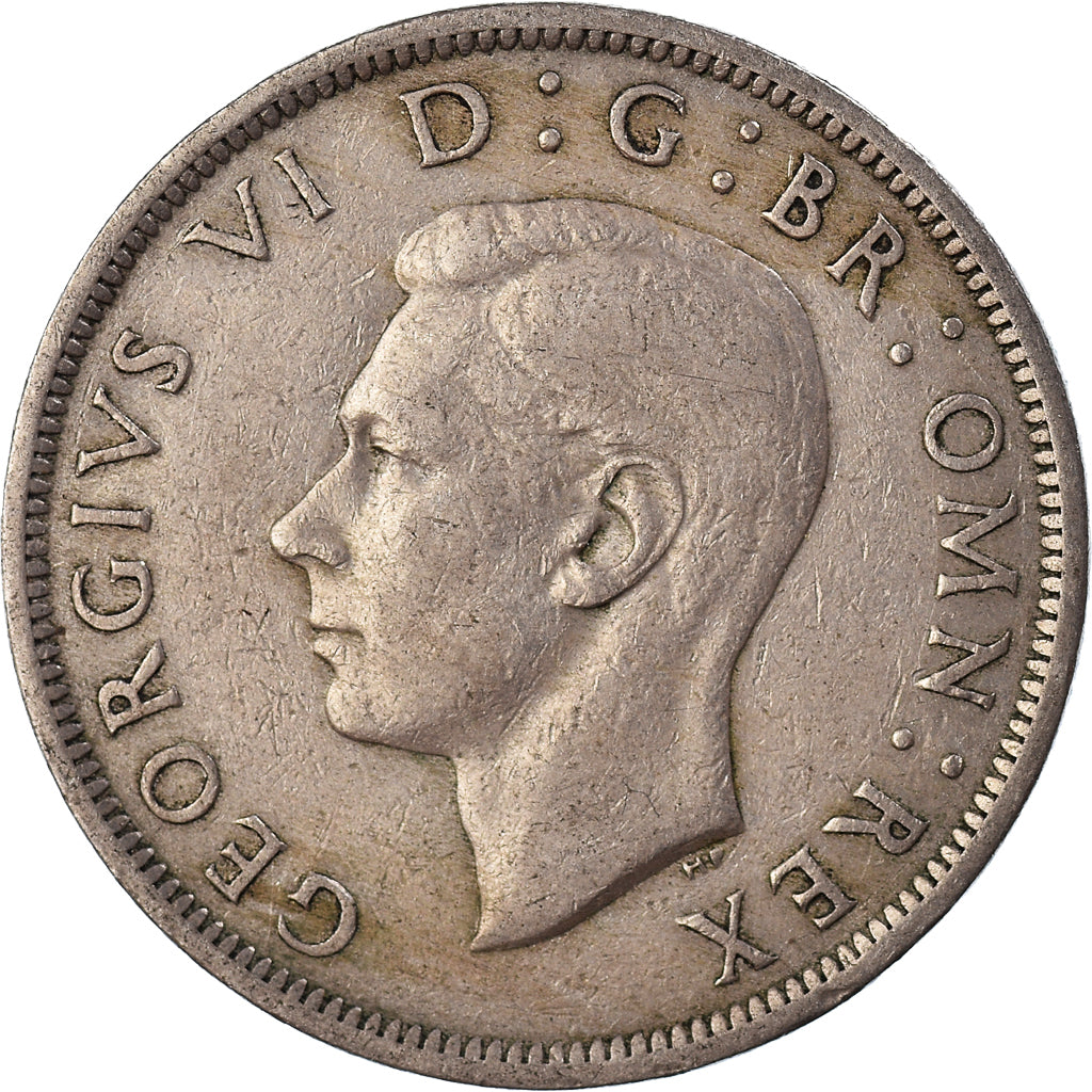 Moeda, Grã-Bretanha, 1/2 Crown, 1949