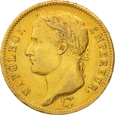 France, Napoléon I, 40 Francs, 1812, Paris, EF(40-45), Gold, KM:696.1