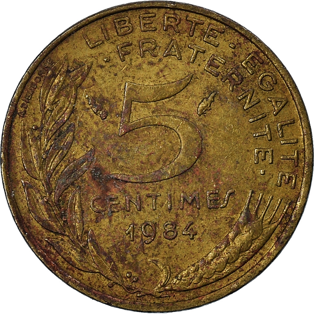 Moneta, Francia, 5 Centimes, 1984