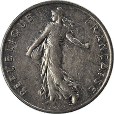 Moneta, Francja, 1/2 Franc, 1982