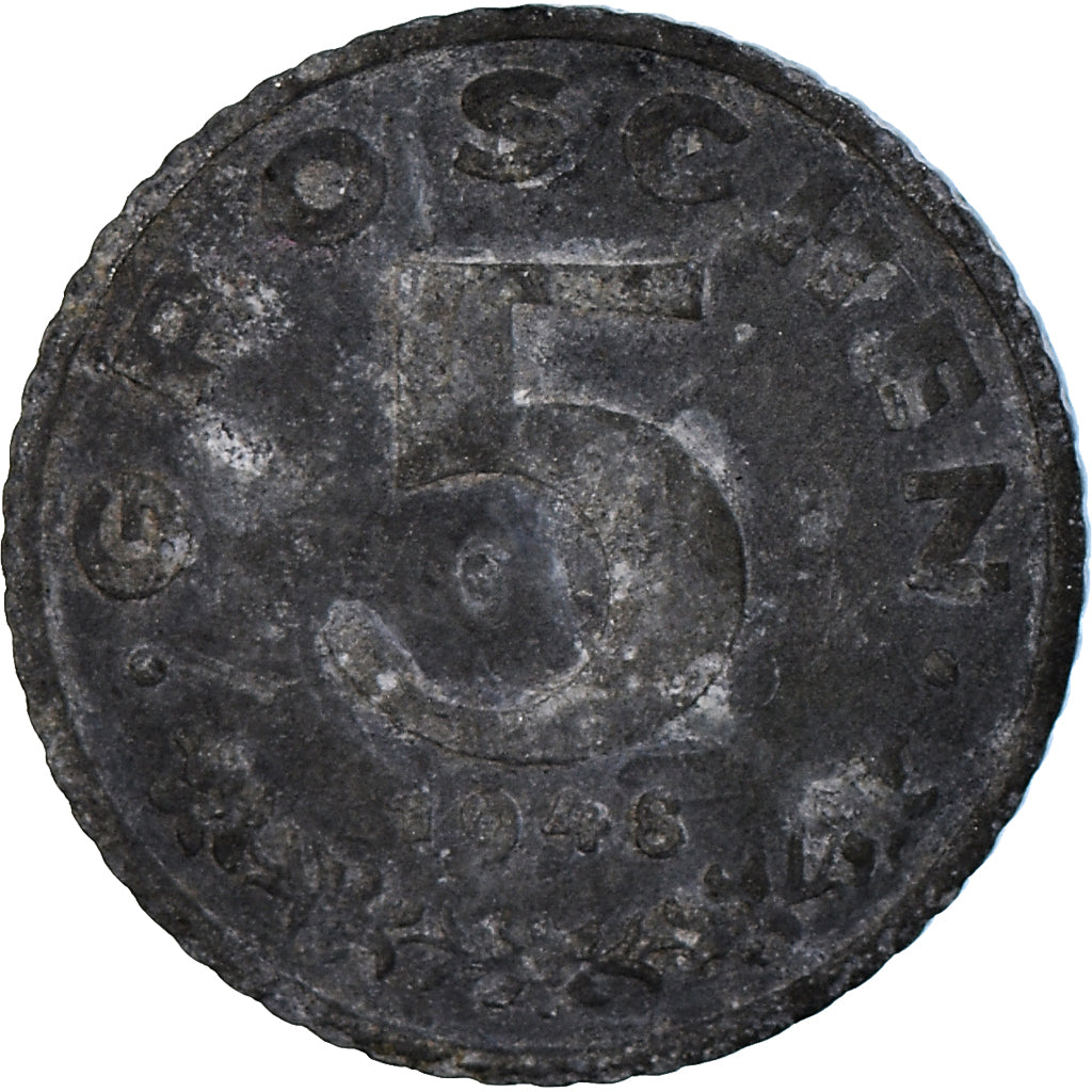 Munten, Oostenrijk, 5 Groschen, 1948