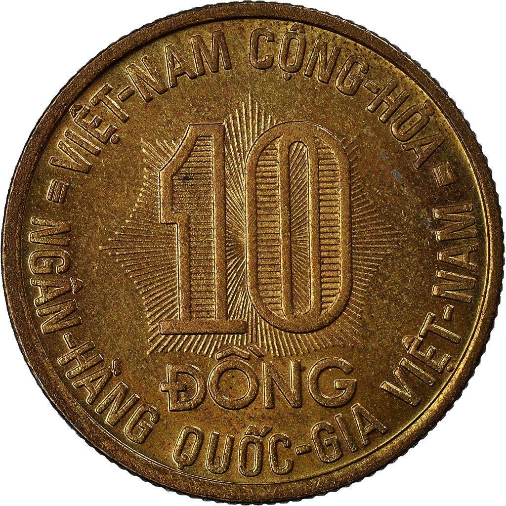 Moneda, Vietnam, 10 Dông, 1974