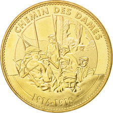 France, Tourist Token, 02/ Chemin des dames, Laon, 2014, Monnaie de Paris