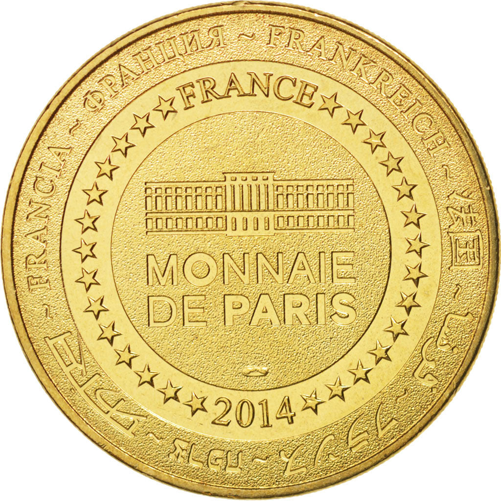 France, Tourist Token, 02/ Chemin des dames, Laon, 2014, Monnaie de Paris