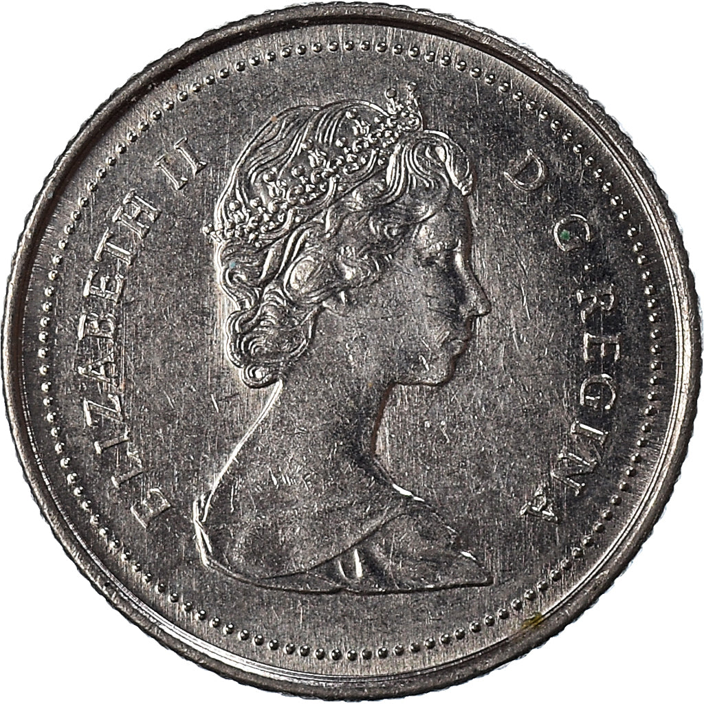 Coin, Canada, 10 Cents, 1987