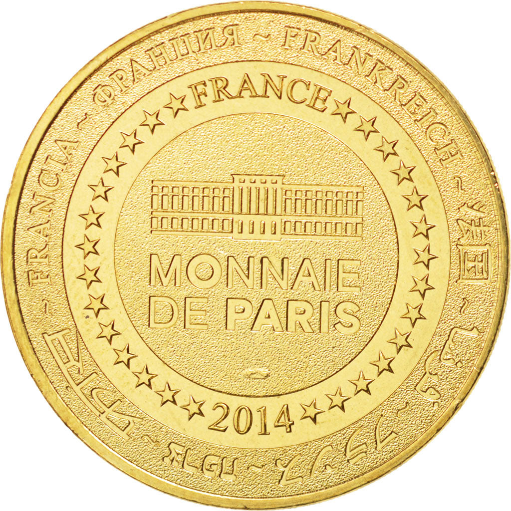 France, Jeton, Tourist Token, 03/ Le Pal - Loup, 2014, Monnaie de Paris, SPL