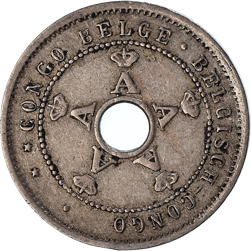 Münze, Belgisch-Kongo, 5 Centimes, 1911