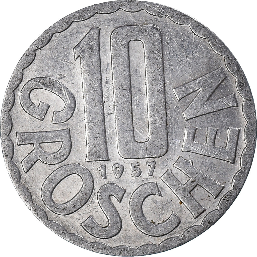 Munten, Oostenrijk, 10 Groschen, 1957