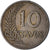 Münze, Peru, 10 Centavos, 1921