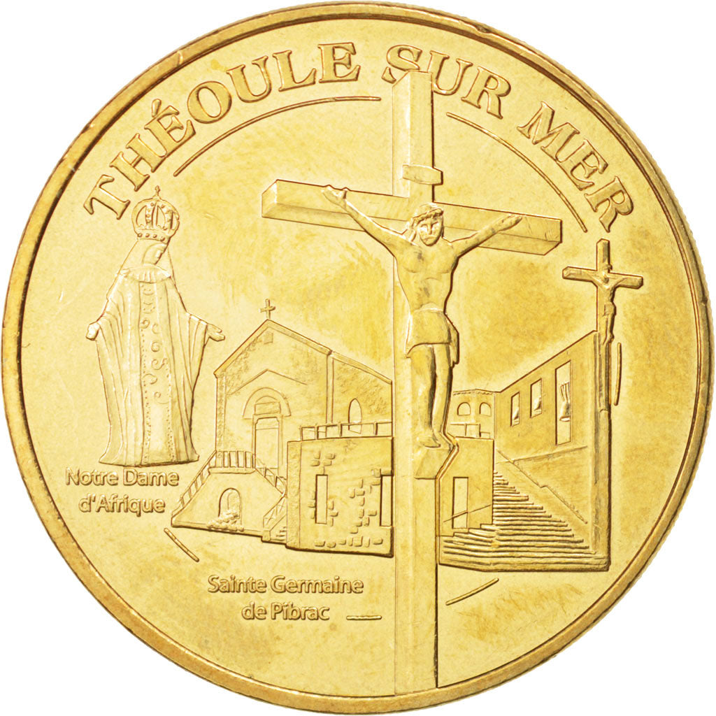 Francia, Token, Tourist Token, 06/ Théoule-sur-Mer - Eglise, 2010, Monnaie de