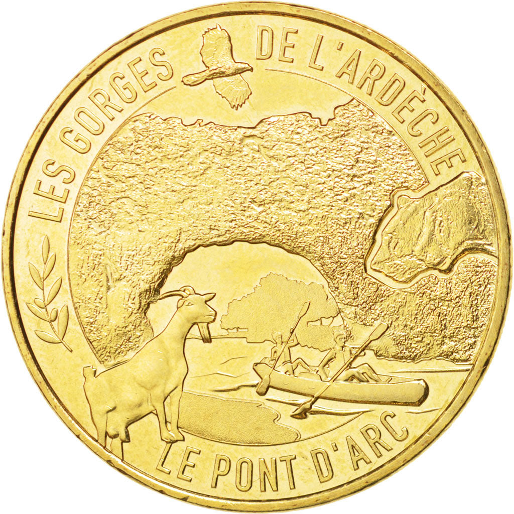 France, Tourist Token, 07/ Gorges de l'Ardèche - Pont d'Arc, 2015, MDP