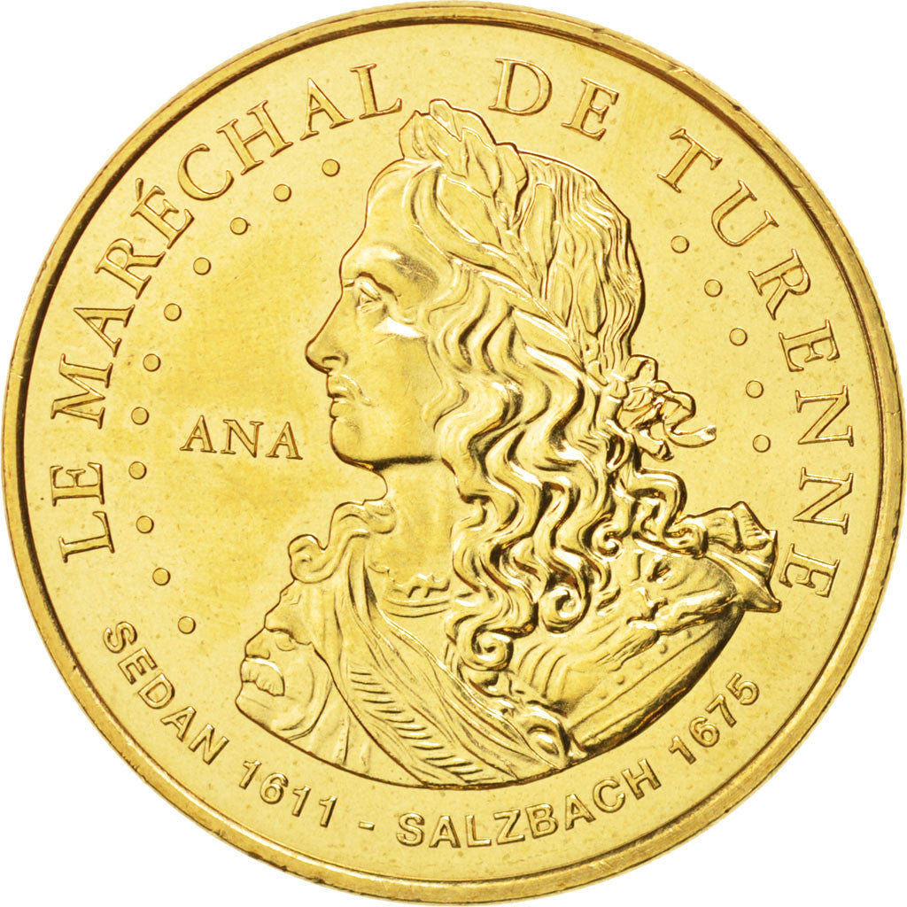 France, Jeton, Tourist Token, 08/ Maréchal de Turenne, 2014, Monnaie de Paris