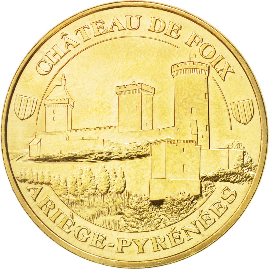 Francia, Token, Tourist Token, 09/ Château de Foix, 2011, Monnaie de Paris,...