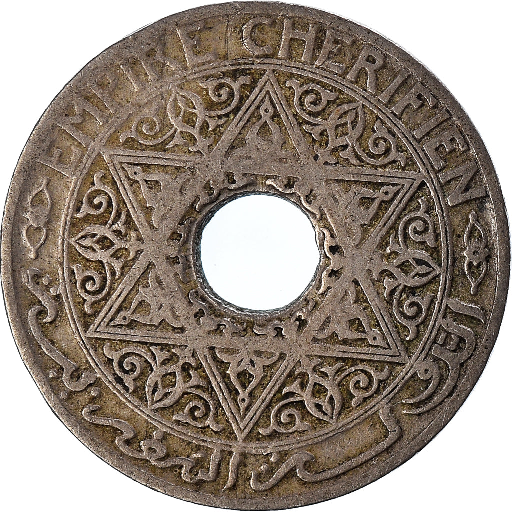 Munten, Marokko, 25 Centimes, 1921