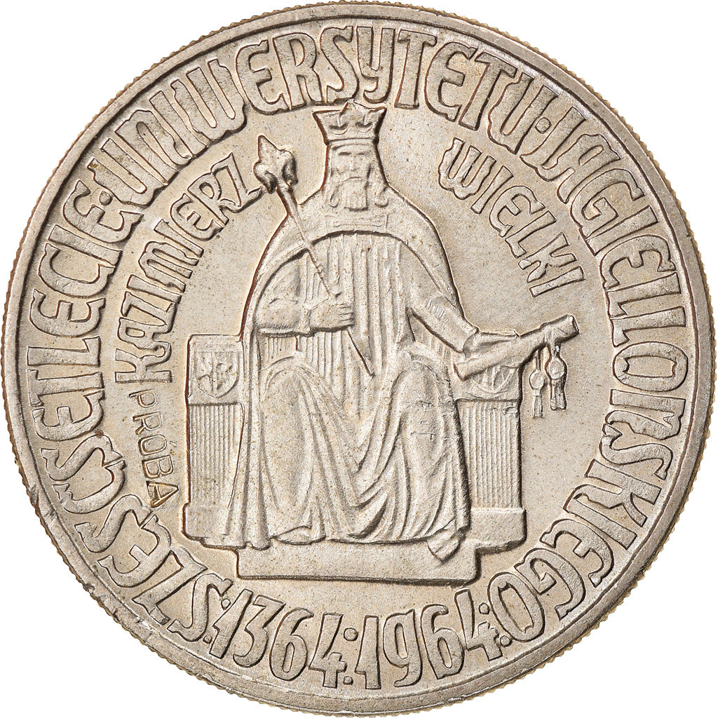 Münze, Polen, 10 Zlotych, 1964, Warsaw, ESSAI, VZ, Copper-nickel, KM:Pr99