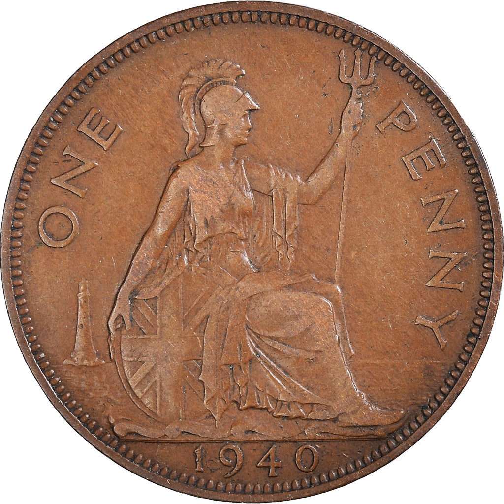 Moeda, Grã-Bretanha, Penny, 1940