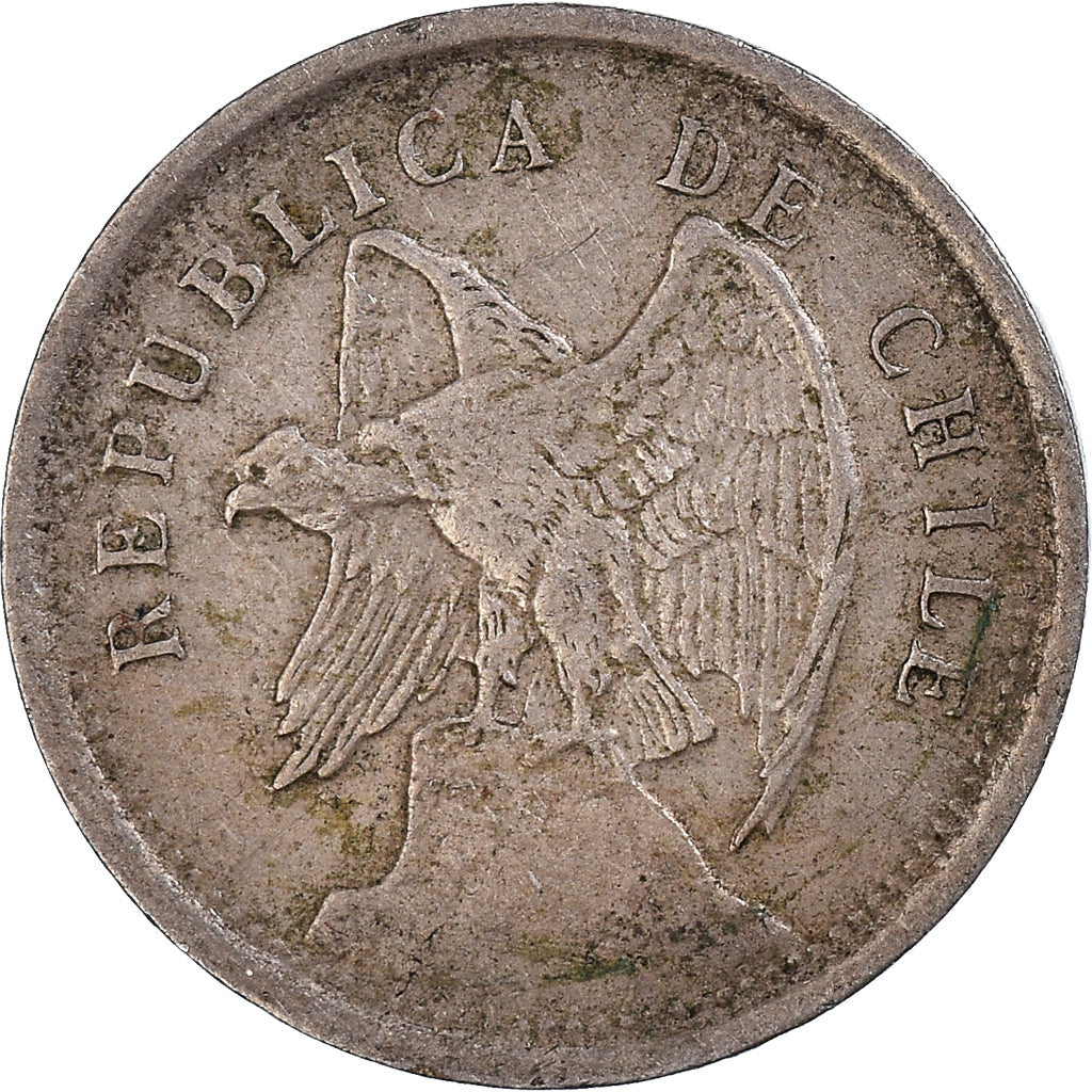 Moneta, Cile, 20 Centavos, 1924