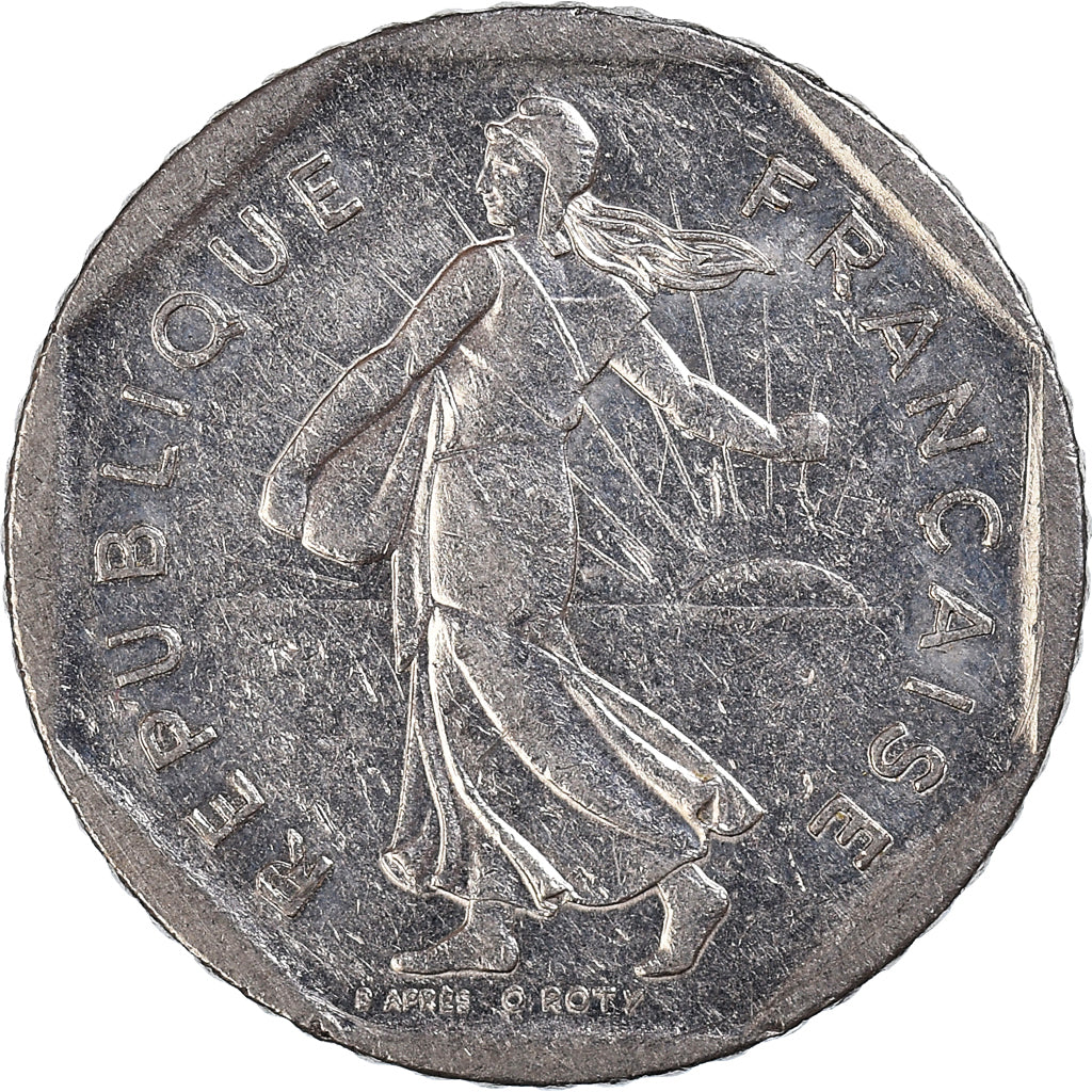 Moneta, Francia, 2 Francs, 1992